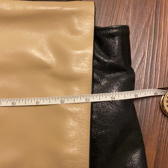 Badgley Mischka Black and Tan purse - Picture 15 of 16